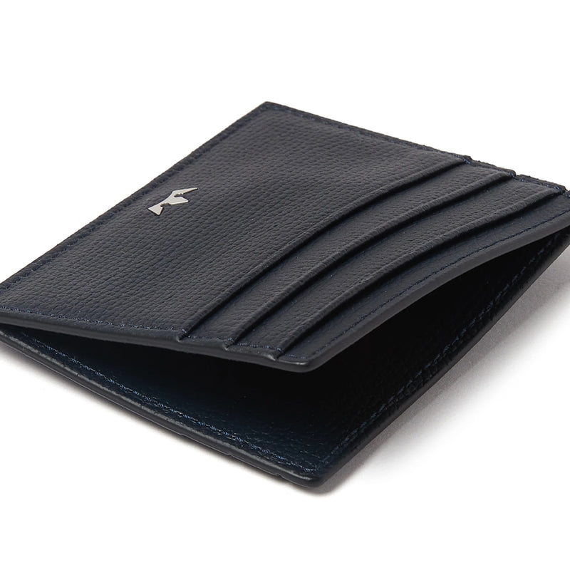 Award 6cc Card Holder > Italian Leather Navy Blue