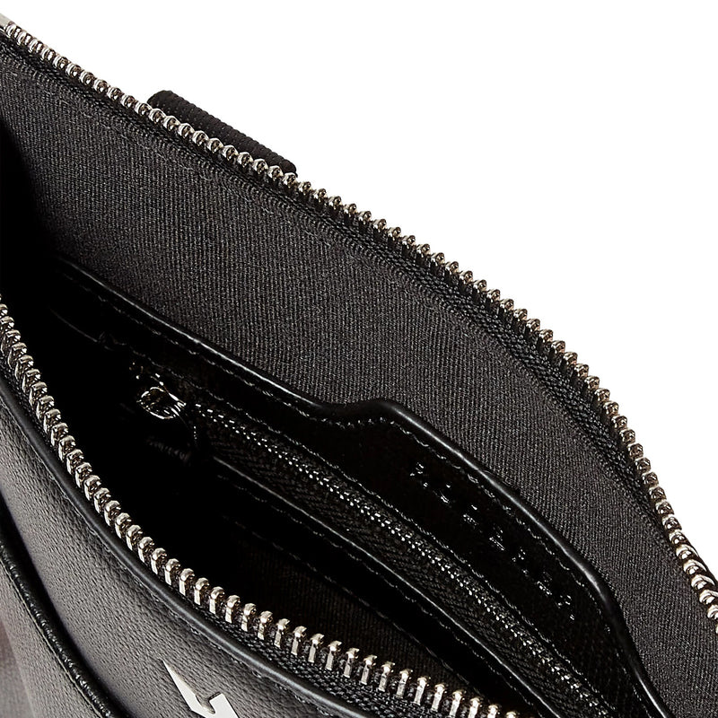 Award Flat Messenger Bag > Italian Leather Black