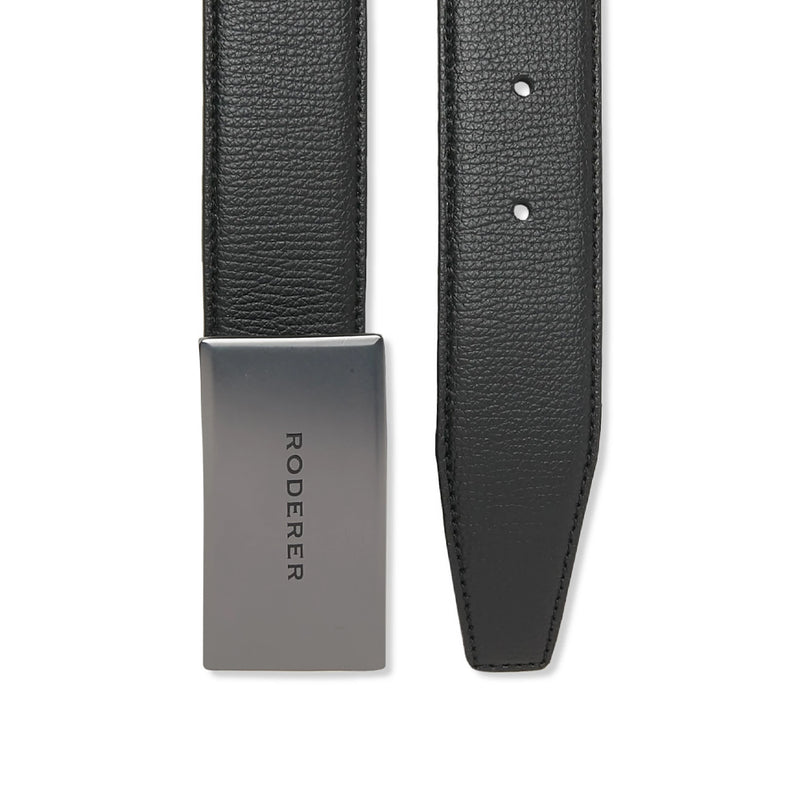 Virtuoso Reversible Belt > Italian Leather Black & Brown / Gunmetal Buckle